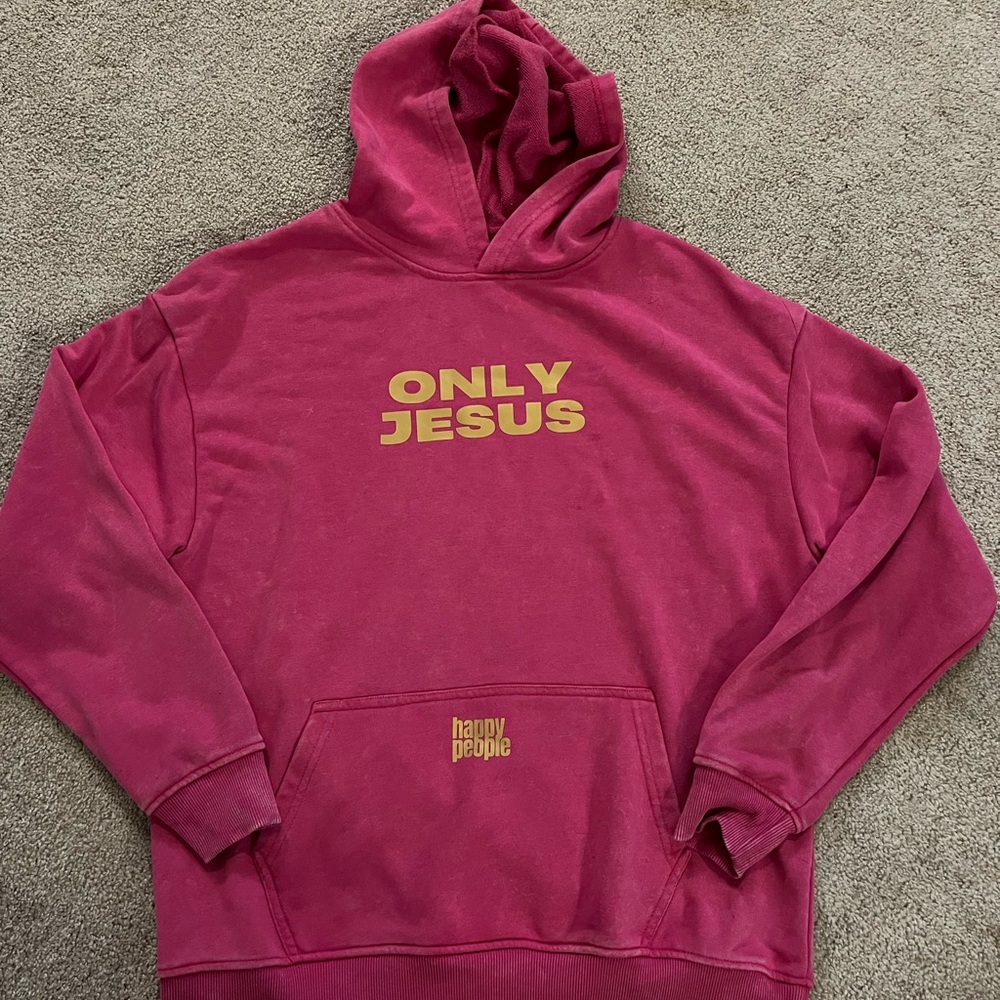 Men's Pink Hoodie